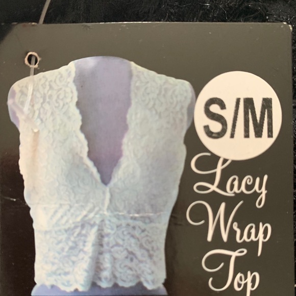 NWT Black Lace Cami Wrap - Picture 4 of 4